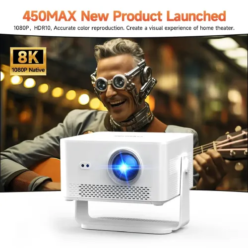 Magcubic HY450 Max 1100 ANSI Android 14 Portable Projector - Image 2