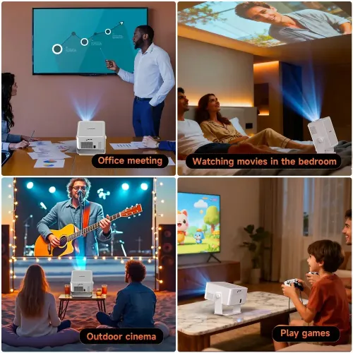 Magcubic HY450 Max 1100 ANSI Android 14 Portable Projector - Image 3
