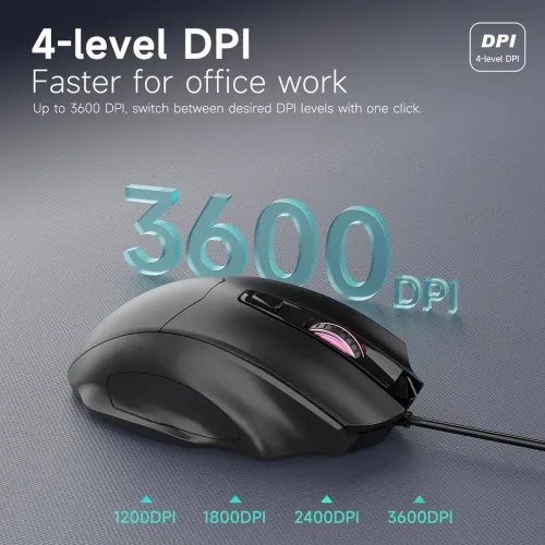 AJAZZ NJ05 Wired Gaming Mouse - Image 5